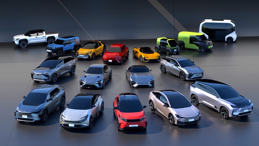 Nuove batterie Toyota per futura lineup EV di auto elettriche