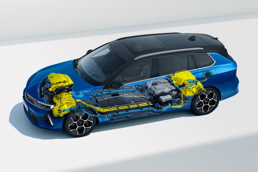 Opel Astra hybrid 2023 plug-in sports tourer