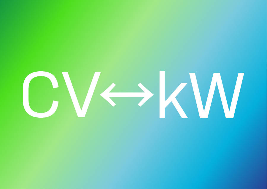 kW e CV - Conversione