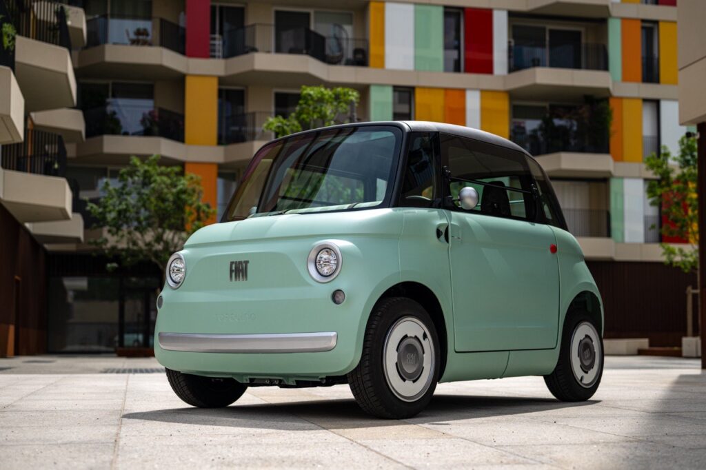 Nuova Fiat Topolino, microcar elettrica