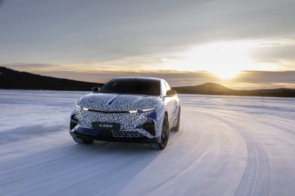 Alpine A390 Test Freddo