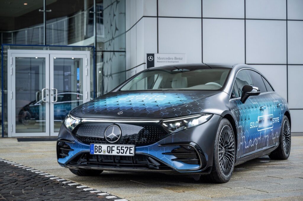 Mercedes-Benz test batterie stato solido