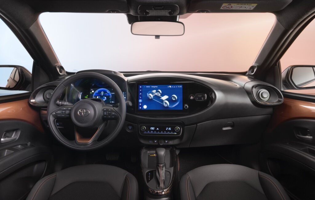 Interni Toyota Aygo X