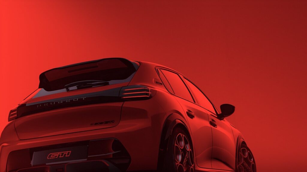 Design Peugeot e-208 GTi
