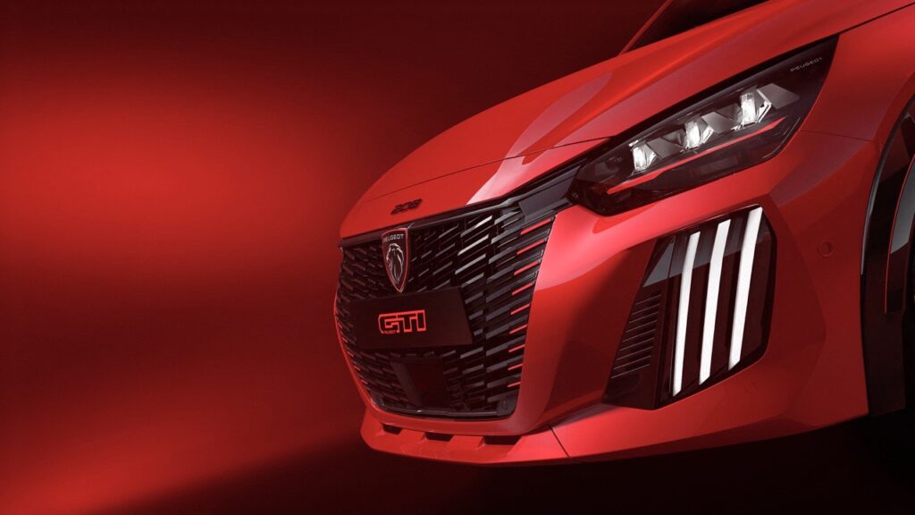 Design Peugeot e-208 GTi