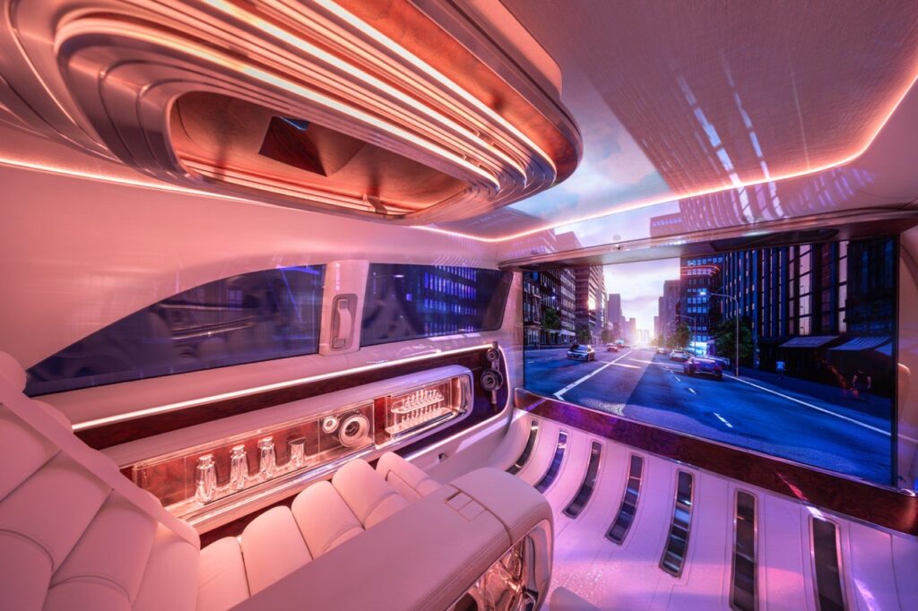 Interni Mercedes-Benz Vision V