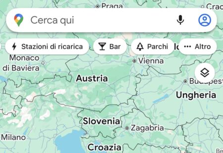 Colonnine elettriche su Google Maps