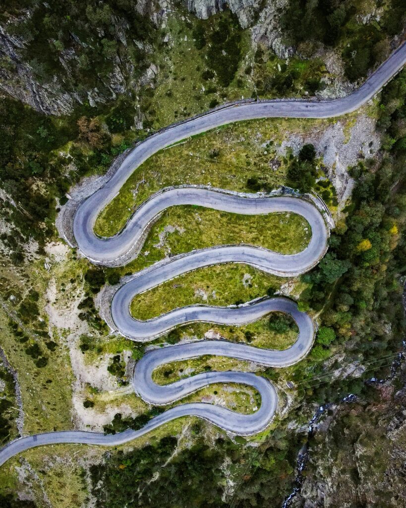 Strada di montagna